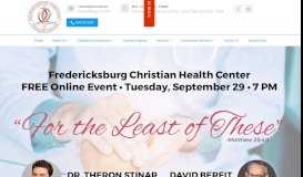
							         Fredericksburg Christian Health Center								  
							    