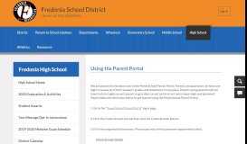 
							         Fredonia High School / Using The Parent Portal - Fredonia Central ...								  
							    