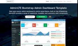 
							         Free Bootstrap Admin Template | AdminLTE.IO								  
							    