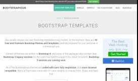 
							         Free Bootstrap Templates - 37 Awe-inspiring Bootstrap themes by ...								  
							    