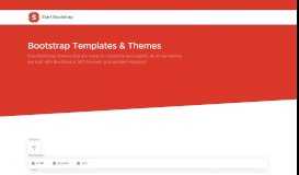
							         Free Bootstrap Themes & Templates - Start Bootstrap - Start Bootstrap								  
							    