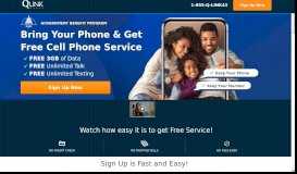 
							         Free Cell Phone Service - Q Link Wireless								  
							    