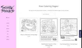 
							         Free Coloring Pages! – Severe Snacks								  
							    