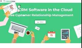 
							         Free CRM #1 cloud software for any business large or small								  
							    