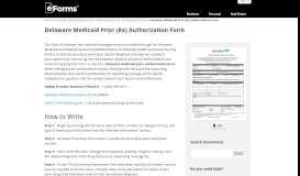 
							         Free Delaware Medicaid Prior (Rx) Authorization Form - PDF | eForms ...								  
							    