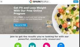 
							         Free Diet Plans at SparkPeople								  
							    