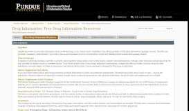 
							         Free Drug Information Resources - Library Guides - Purdue University								  
							    