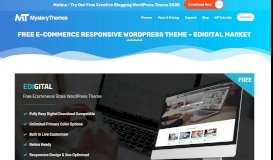 
							         Free E-commerce Responsive WordPress Theme – EDigital Market								  
							    