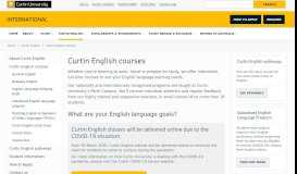 
							         Free English Language Program - International - Curtin International								  
							    