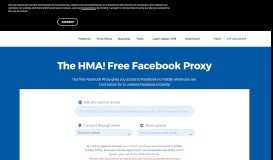 
							         Free Facebook Proxy | Unblock Facebook | HMA!								  
							    