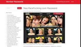 
							         free FaceFucking.com Password - Member Passwords								  
							    