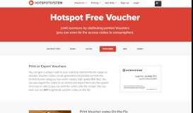 
							         Free Hotspot Voucher - HotspotSystem								  
							    