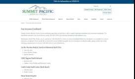 
							         Free Insurance Enrollment – Summit Pacific Medical Center								  
							    