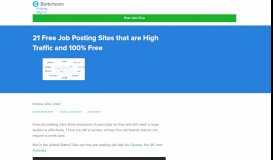 
							         Free Job Posting Sites (No credit card required) - Betterteam								  
							    