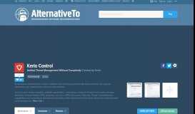 
							         Free Kerio Control Alternatives - AlternativeTo.net								  
							    