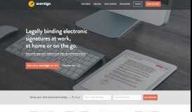 
							         Free, Legally Binding Online Signatures - eversign								  
							    