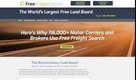 
							         FREE Load Board, Free Freight Search, Best Load Boards								  
							    