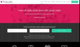 
							         Free Lucky Lottery: Free UK Daily Prize Draw With Great Odds								  
							    