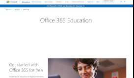 
							         Free Microsoft Office 365 for Schools & Students | Microsoft Education								  
							    