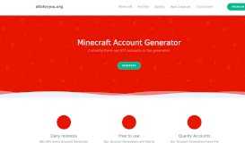 
							         Free Minecraft Account Generator								  
							    