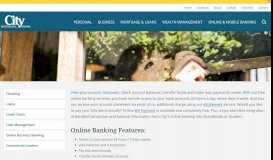 
							         Free online banking services for businesses | City National Bank								  
							    