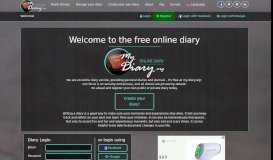 
							         Free online diary: Private or public. It's safe and easy to use								  
							    
