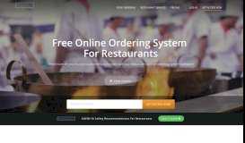 
							         Free Online Ordering System for Restaurants								  
							    
