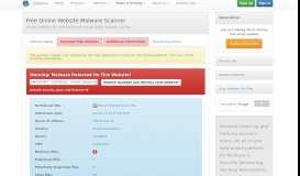 
							         FREE Online Website Malware Scanner - Quttera								  
							    