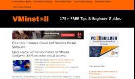 
							         FREE Open Source Self Service Cloud Portal Software - VM Install								  
							    
