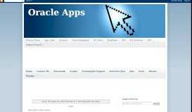 
							         Free public access to Oracle Apps 11i/R12 Application Instances								  
							    