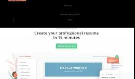 
							         Free Resume Builder | Create a Professional Resume Fast								  
							    