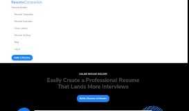 
							         Free Resume Builder | Make a Professional Resume in Minutes								  
							    