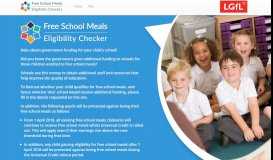 
							         Free School Meal Eligibility Checker - London Grid for Learning								  
							    