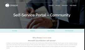
							         Free Self-Service Portal for Microsoft Service Manager | Cireson								  
							    
