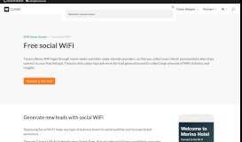 
							         Free social WiFi | Collect data from your users - Tanaza								  
							    