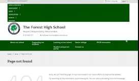 
							         Free Software - The Forest High School								  
							    