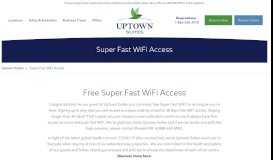 
							         Free Super Fast WiFi Access - Uptown Suites Extended Stay								  
							    