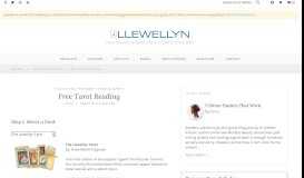 
							         FREE Tarot Reading - Llewellyn Worldwide								  
							    