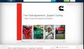 
							         Free Trade Agreements - Supplier Training - ppt download - SlidePlayer								  
							    
