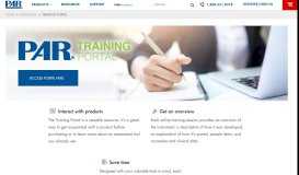 
							         Free Training Portal | PAR Training Portal								  
							    