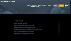 
							         Free Trial - SAP Analytics Cloud								  
							    