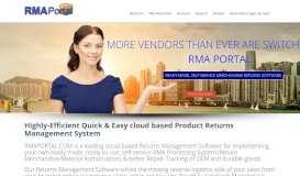 
							         Free Web-Based RMA Software on RMA Portal for manufacturers ...								  
							    