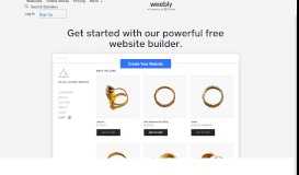 
							         Free Website Builder: Build a Free Website or Online Store | Weebly								  
							    