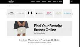 
							         Free Wi-Fi Available at Merrimack Premium Outlets® - A ...								  
							    