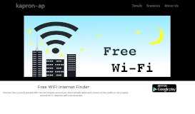
							         Free Wifi Internet - kapron-ap								  
							    