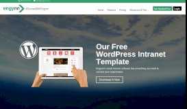 
							         Free Wordpress Intranet Template - Intranet Software | Engynn Social ...								  
							    