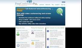 
							         FreeConferencePro | FREE Conference Calling with Personalized ...								  
							    