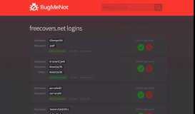 
							         freecovers.net passwords - BugMeNot								  
							    