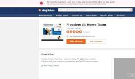 
							         Freedom At Home Team Reviews - 1 Review of ... - Sitejabber								  
							    