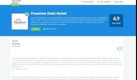
							         Freedom Debt Relief Review (Updated March 2019) | TheCreditReview								  
							    